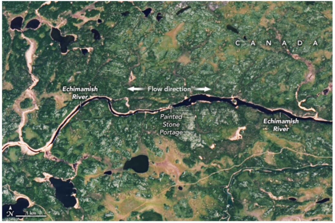 NASA Registra Río Que Fluye En Dos Direcciones Y Él Existe Desde Hace Milenios