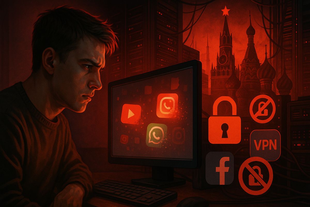 Navegar na internet pode ser frustrante na Rússia, onde censura e criminalização de buscas ameaçam liberdade digital e comunicação independente