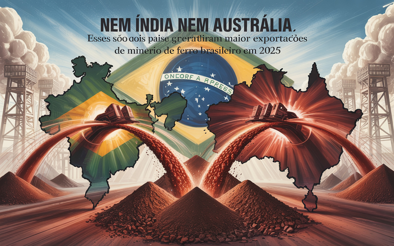 Nem Índia nem Austrália, esses são os dois países que garantiram maior volume das exportações de minério de ferro brasileiro em 2025