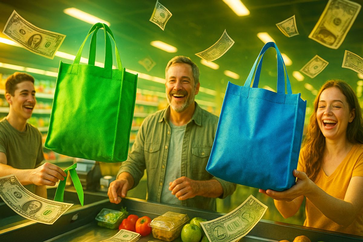 Produto gratuito no mercado já beneficia consumidores: medida corta custos das sacolas e aproxima Brasil de práticas ambientais internacionais