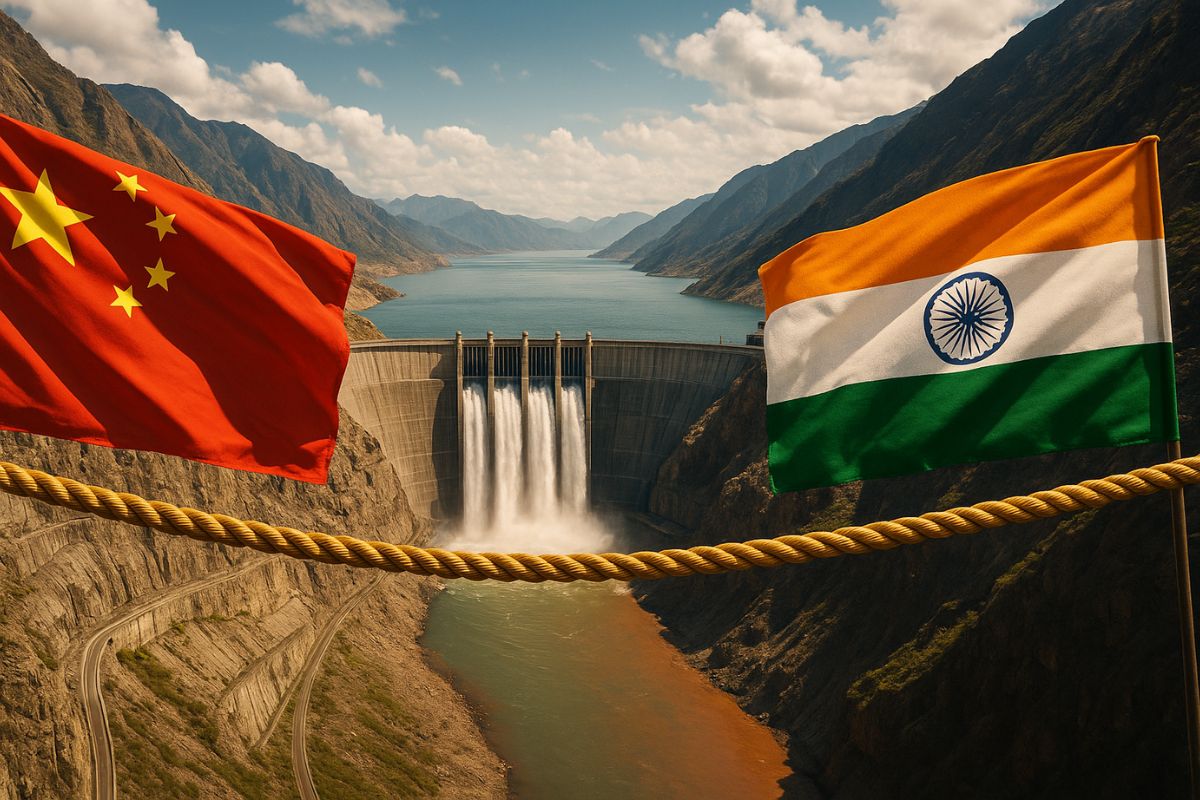 Nova mega represa da China expõe risco estratégico para Índia, que teme escassez hídrica, inundações controladas e maior vulnerabilidade geopolítica.