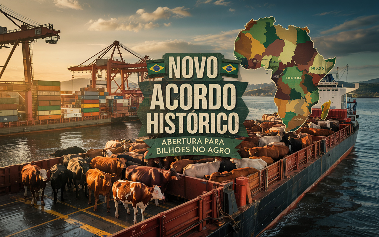 Novo acordo histórico leva carne bovina do Brasil a um país africano que jamais havia importado o produto — e abre caminho para novos bilhões no agro
