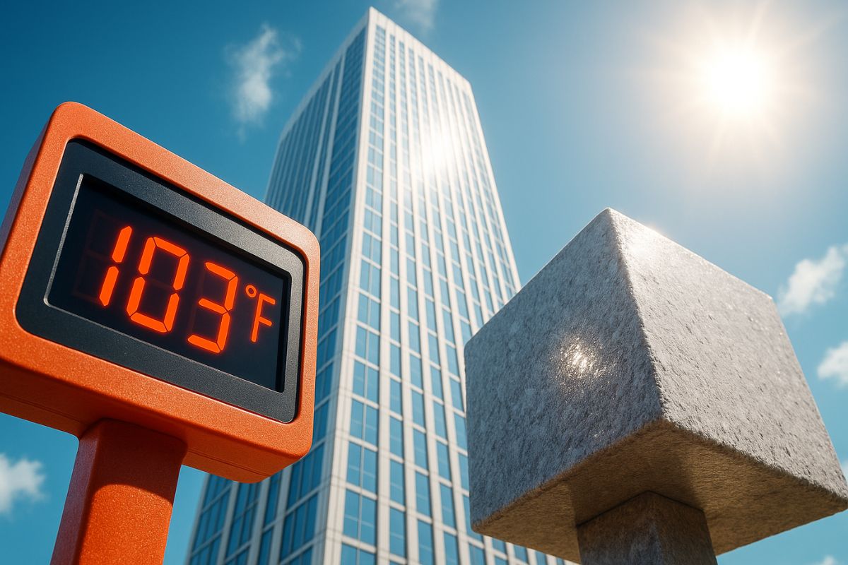 Novo cimento mantém prédios mais frios que o ar ambiente e escancara contradição: ciência avança enquanto cidades seguem presas ao ar-condicionado