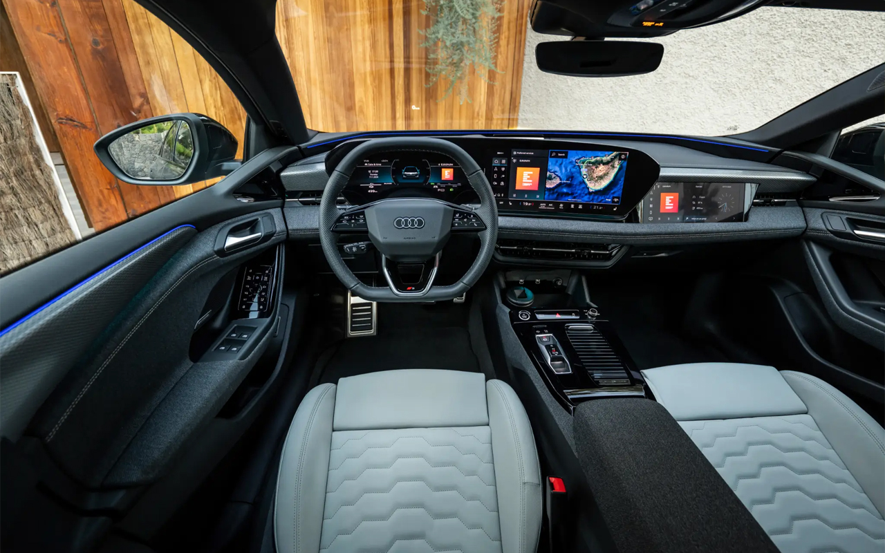 Novo sedã elétrico no Brasil recarga de 10 a 80% em 21 minutos e tem teto solar fotocrômico que não precisa ser fechado, conheça o Audi A6 e-tron