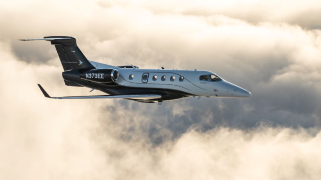 Phenom 300. Imagen: Divulgación/Embraer