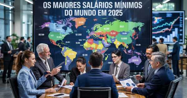 Os maiores salários mínimos do mundo em 2025: países que lideram o ranking global e quanto pagam seus trabalhadores