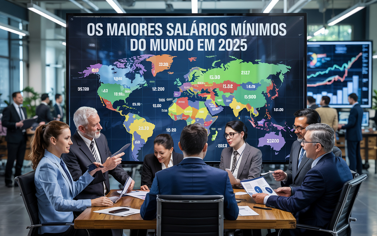 Os maiores salários mínimos do mundo em 2025: países que lideram o ranking global e quanto pagam seus trabalhadores