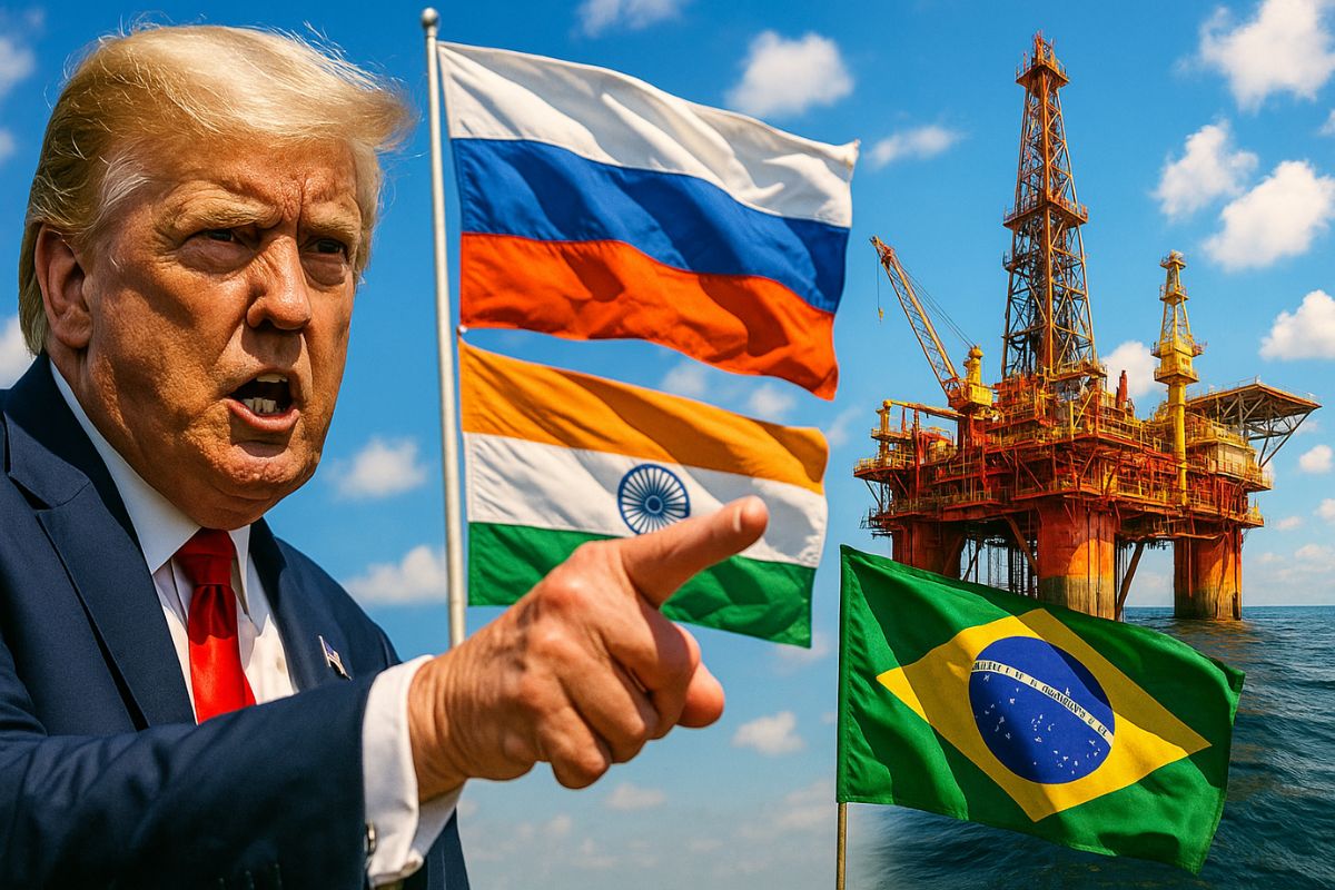 Corte de importações russas pela Índia abre disputa geopolítica por 22 milhões de barris entre Brasil, EUA e África