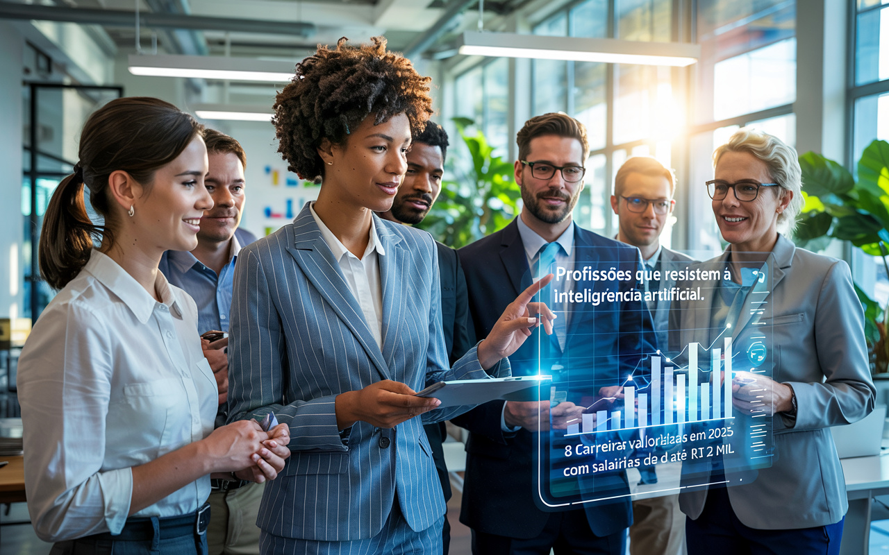 Profissões que resistem à inteligência artificial: 8 carreiras valorizadas em 2025 com salários de até R$ 12 mil