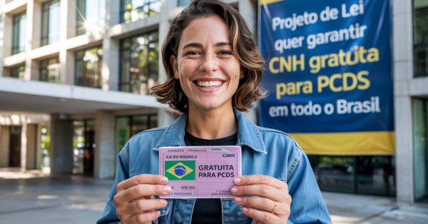 Projeto de lei quer garantir CNH gratuita para PCDs em todo o Brasil com isenção de taxas, exames e aulas extras