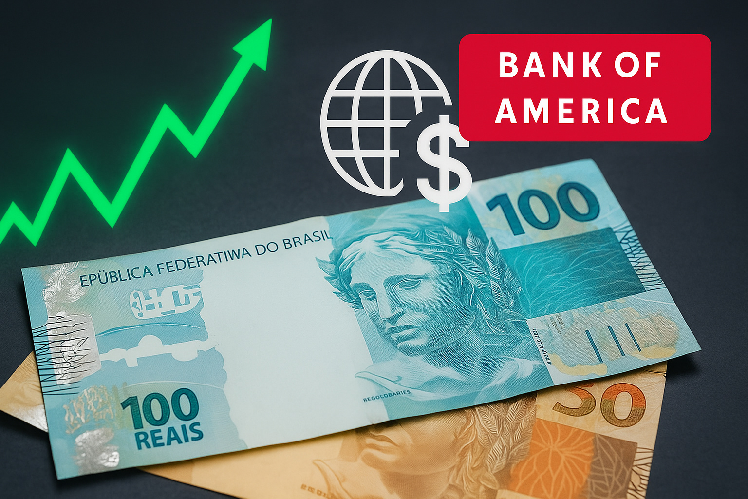 Real segue entre as moedas mais baratas do mundo, diz Bank of America, e pode ter nova alta ainda em 2025
