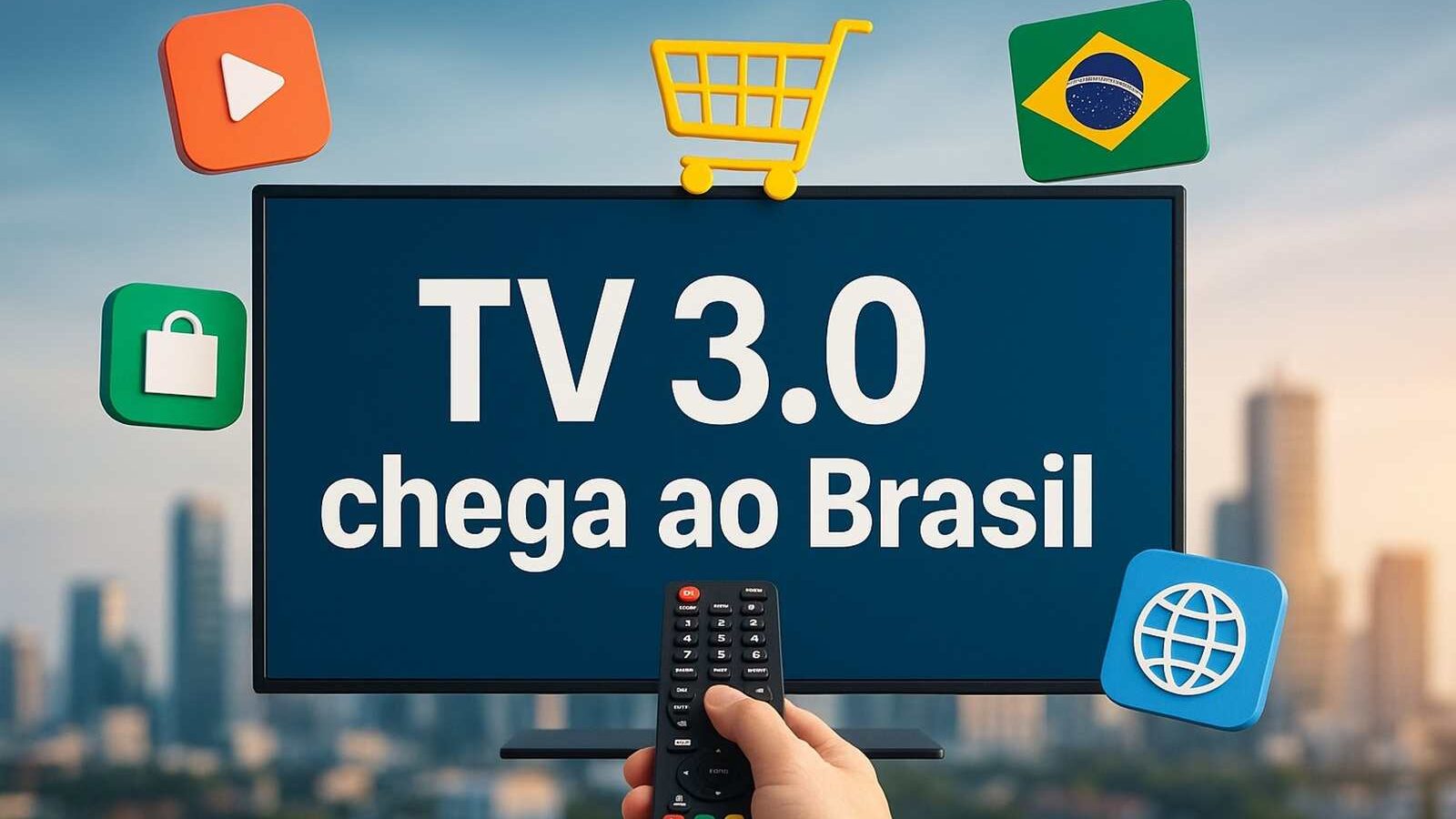TV 3.0 chega ao Brasil: prepare-se para imagens em 8K, som de cinema e até compras pelo controle