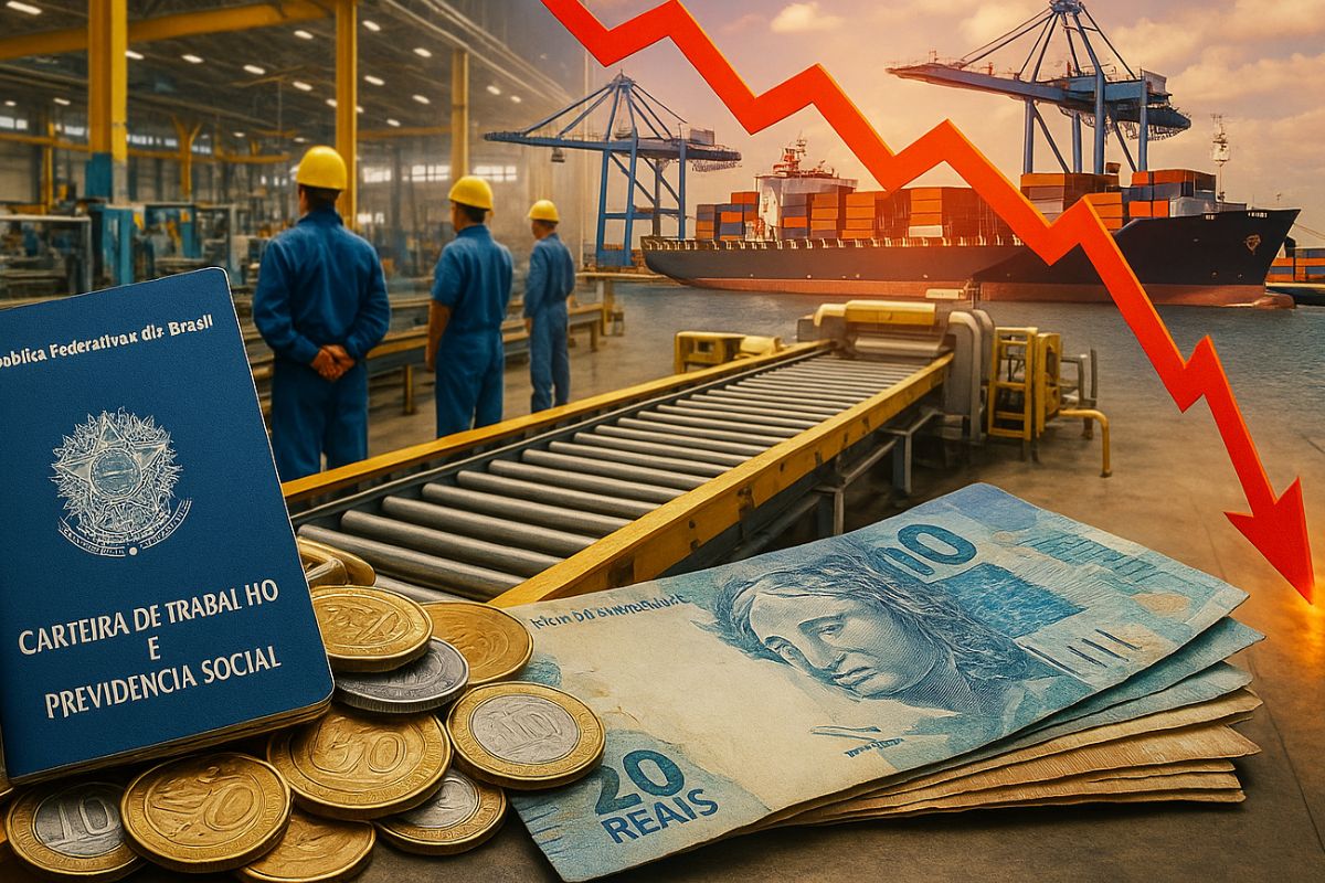 Tarifaço pode impactar empregos, INSS e até FGTS e forçar Brasil a escolher entre diversificação de mercados ou maior competitividade interna