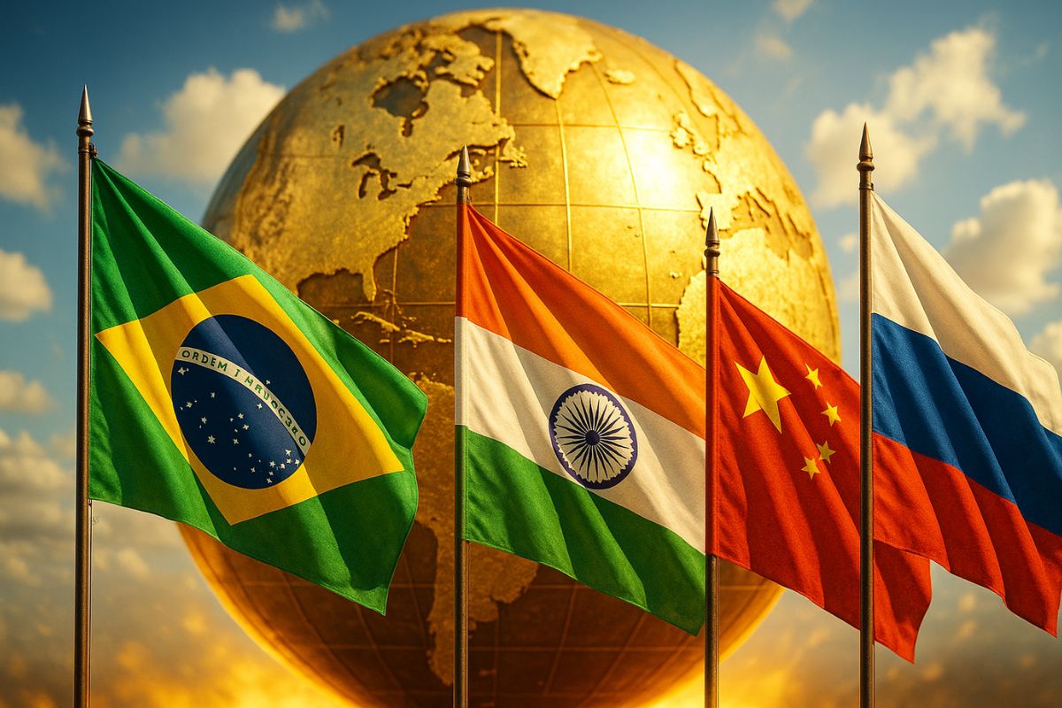 Trump busca 'dividir' países do BRICS com medidas econômicas agressivas, temendo que alternativa ao dólar abale posição dominante dos Estados Unidos no comércio mundial, segundo analistas