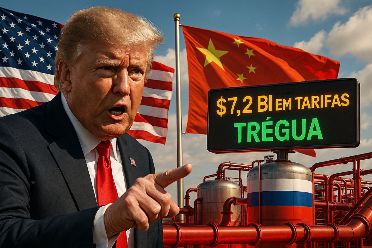 Trump diz que não vai penalizar China por comprar petróleo russo e condiciona medida a avanços em negociações de paz com Putin