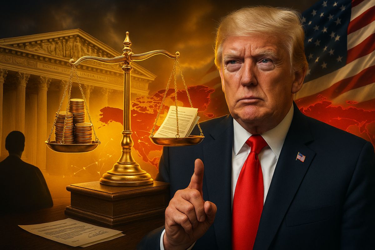 Trump diz que sem tarifas os EUA seriam destruídos, mas agradece juiz democrata nomeado por Obama por voto favorável em decisão sobre comércio global.