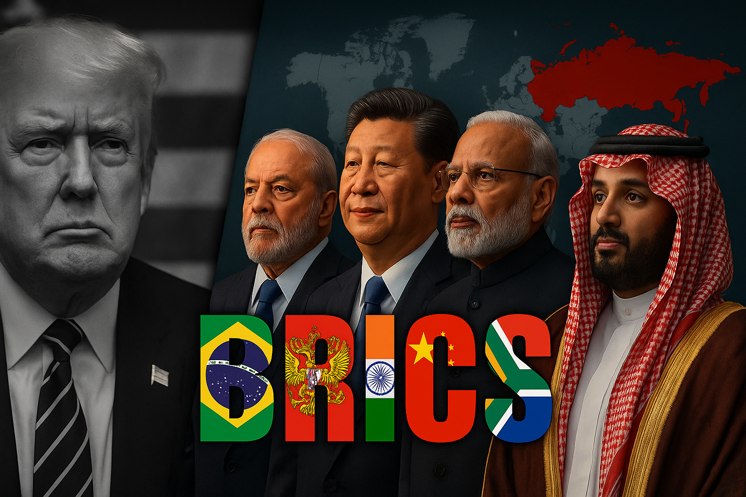 Trump tenta conter BRICS, mas bloco dobra de tamanho em tempo recorde: chega a 10 membros e recebe manifestação de interesse de mais de 30 países