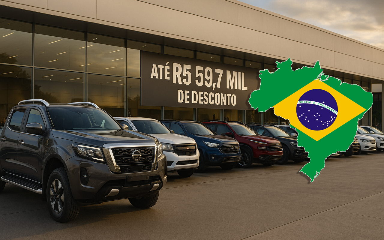 Últimos dias! Picapes e SUVs têm até R$ 59,7 mil de desconto, veja os carros com maiores descontos para CNPJ