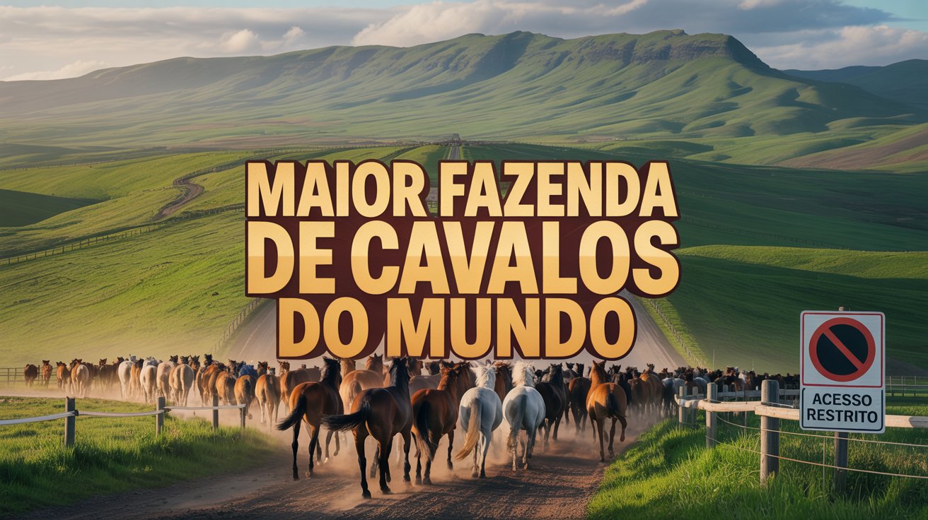 Conheça a Fazenda de Shandan, a maior fazenda de cavalos do mundo, com 10 mil animais, 2.100 anos de história e administração militar.