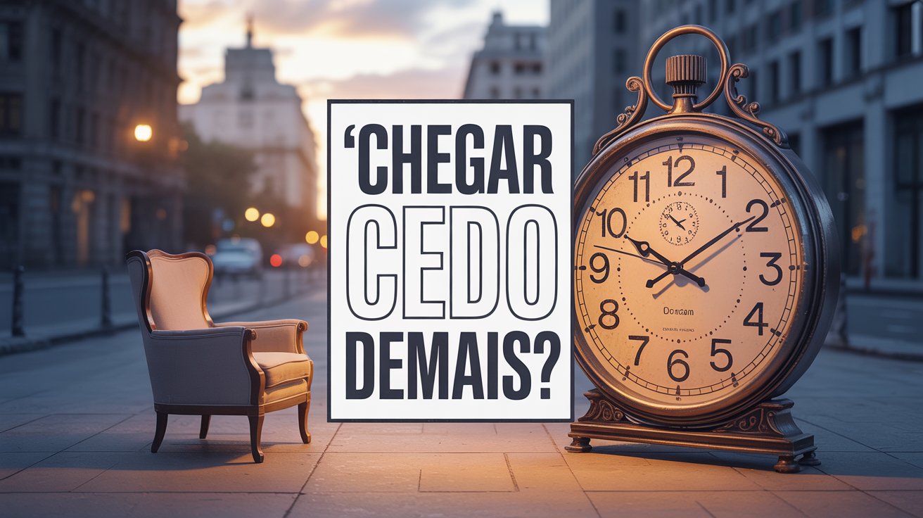 Descubra os motivos psicológicos que levam muitas pessoas a chegar muito antes do horário e como equilibrar pontualidade e conveniência.