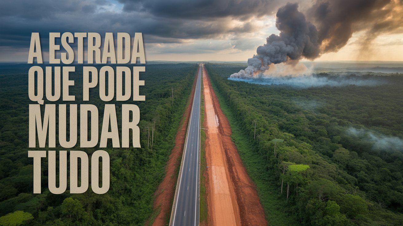 Trecho de 52 km na BR-319 divide opiniões entre avanço econômico e risco de 8 bilhões de toneladas de CO₂ na Amazônia.