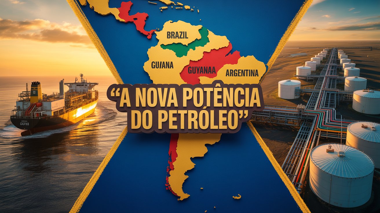 América do Sul lidera crescimento global de petróleo até 2030, com Brasil, Guiana e Argentina puxando expansão em grandes projetos.