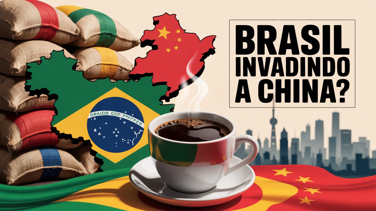 China habilita 183 exportadores de café brasileiro, ampliando acordos bilionários e fortalecendo o Brasil no mercado asiático. Consumo cresce.