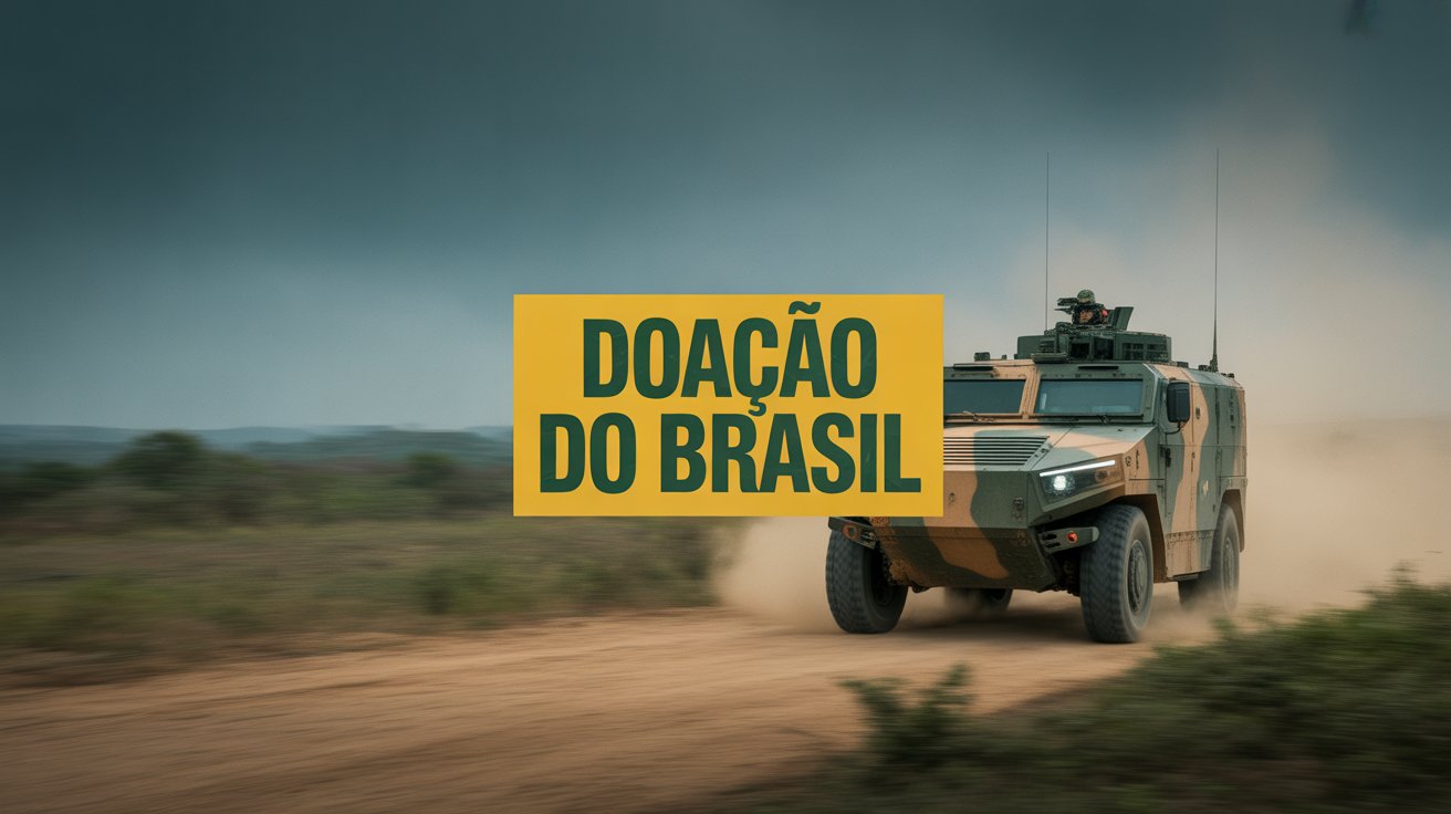 Brasil doa 20 blindados Urutu ao Paraguai, reforçando a frota militar, a cooperação regional e a segurança na Tríplice Fronteira.