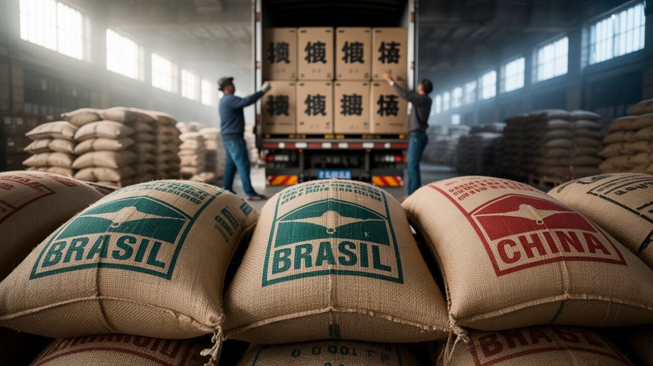 China habilita 183 exportadores de café brasileiro, ampliando acordos bilionários e fortalecendo o Brasil no mercado asiático. Consumo cresce.