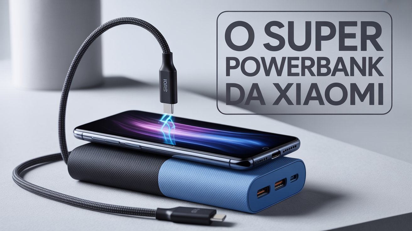 Conheça a Magnetic Stand Power Bank 10000 7.5W da Xiaomi, com recarga rápida, cabo flexível e suporte magnético para celulares. Descubra mais.
