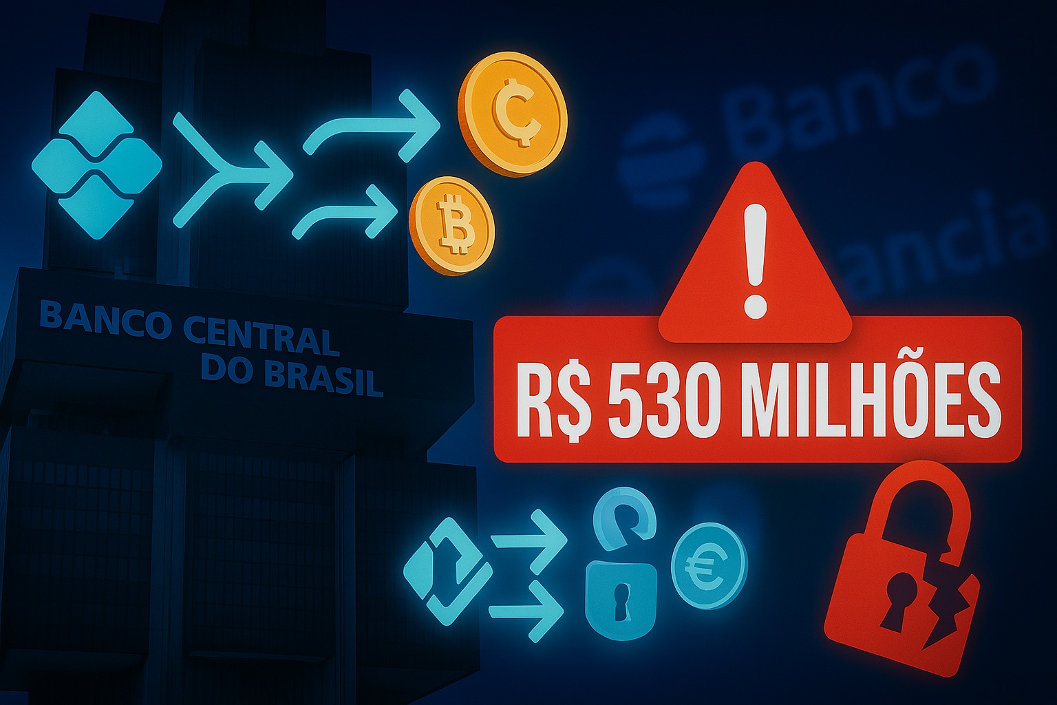 Banco Central fecha bancos "queridinhos" dos brasileiros após rombo de R$ 530 milhões em ataque via Pix convertido em criptomoedas