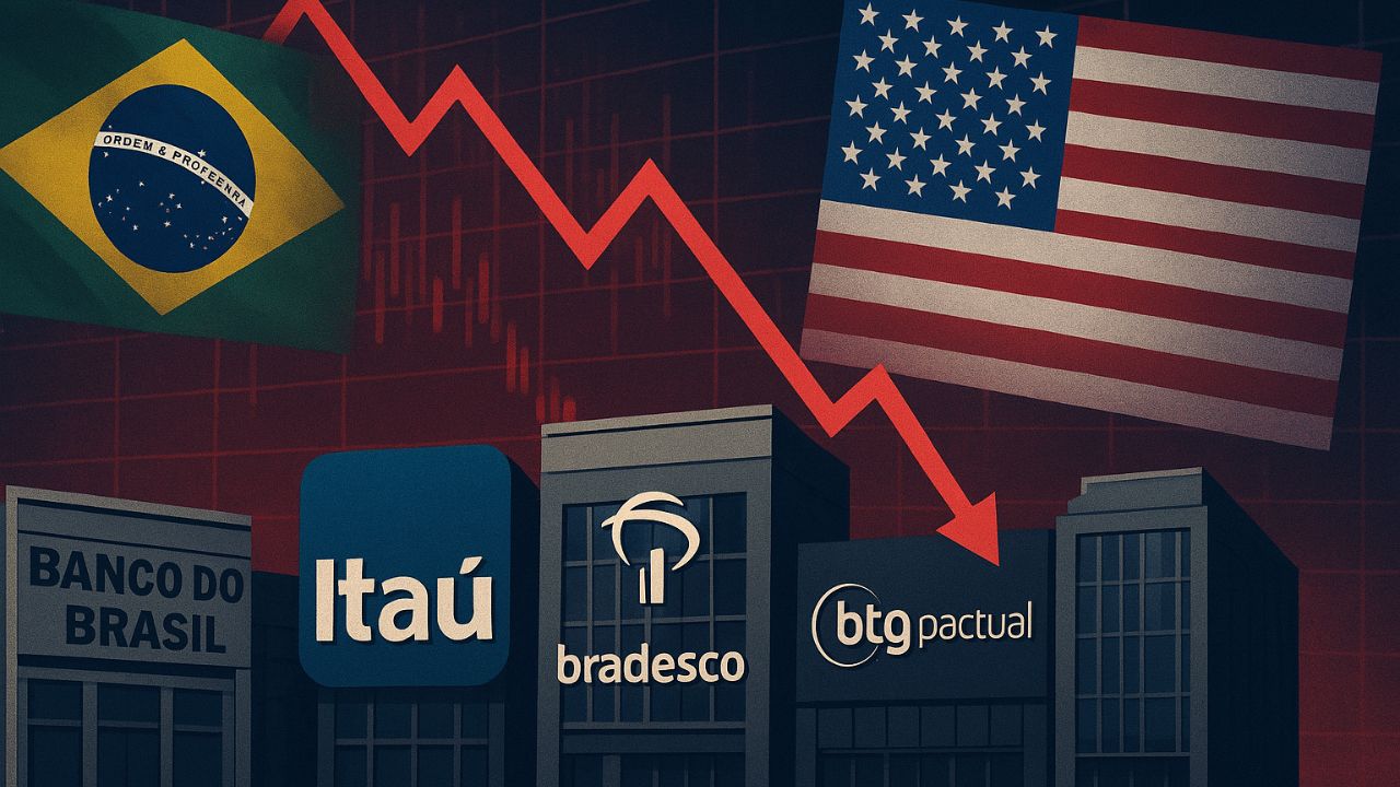 A decisão de Flávio Dino sobre a Lei Magnitsky trouxe forte impacto aos bancos brasileiros. Ações de Itaú, Banco do Brasil e outros despencam