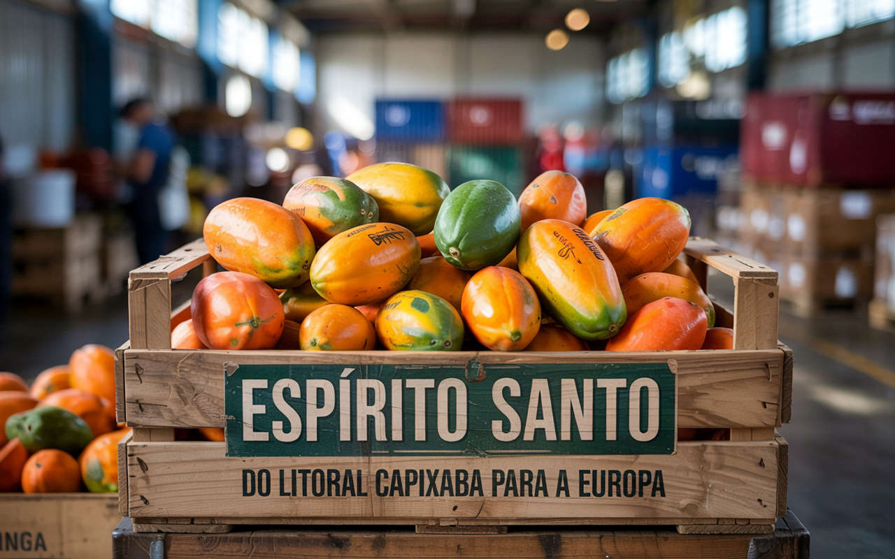 Do litoral capixaba para a Europa: Espírito Santo colhe mais de 400 mil toneladas de mamão, fatura R$ 1,2 bilhão por ano e exporta para mais de 30 países