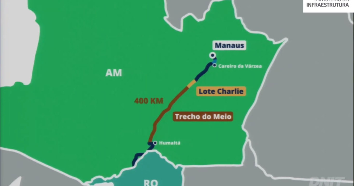 Tramo de 52 km en la BR-319 divide opiniones entre avance económico y riesgo de 8 mil millones de toneladas de CO₂ en la Amazonía. (Foto: amazonasatual)