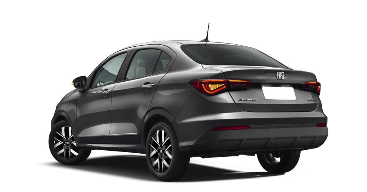 Fiat Cronos 2026 es el sedan automático PCD más accesible de 2025, con motor 1.3 CVT, consumo eficiente e porta-malas de 525 litros. (Foto: webmotors)