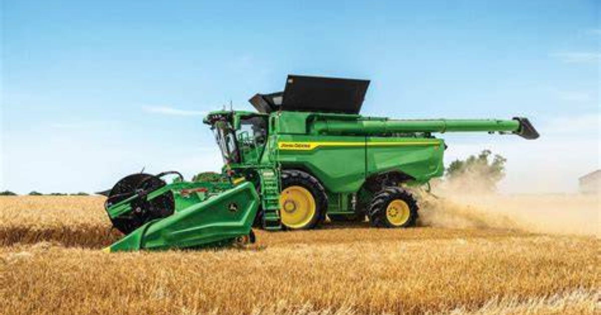 John Deere Lanza la Cosechadora S7 Con Sensores de 8,5m, Automatización Predictiva y Hasta 20% Más Productividad Con Menor Pérdida. (Foto: deere)