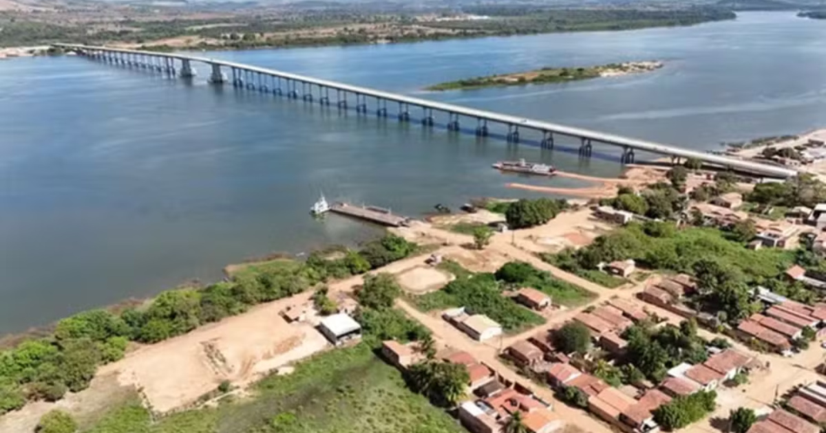 Puente de R$ 232,8 millones conectará Tocantins y Pará a través de la BR-153. La estructura tendrá 1.724 m y debe ser entregada en 2025.(Foto: Dnit/Divulgação)