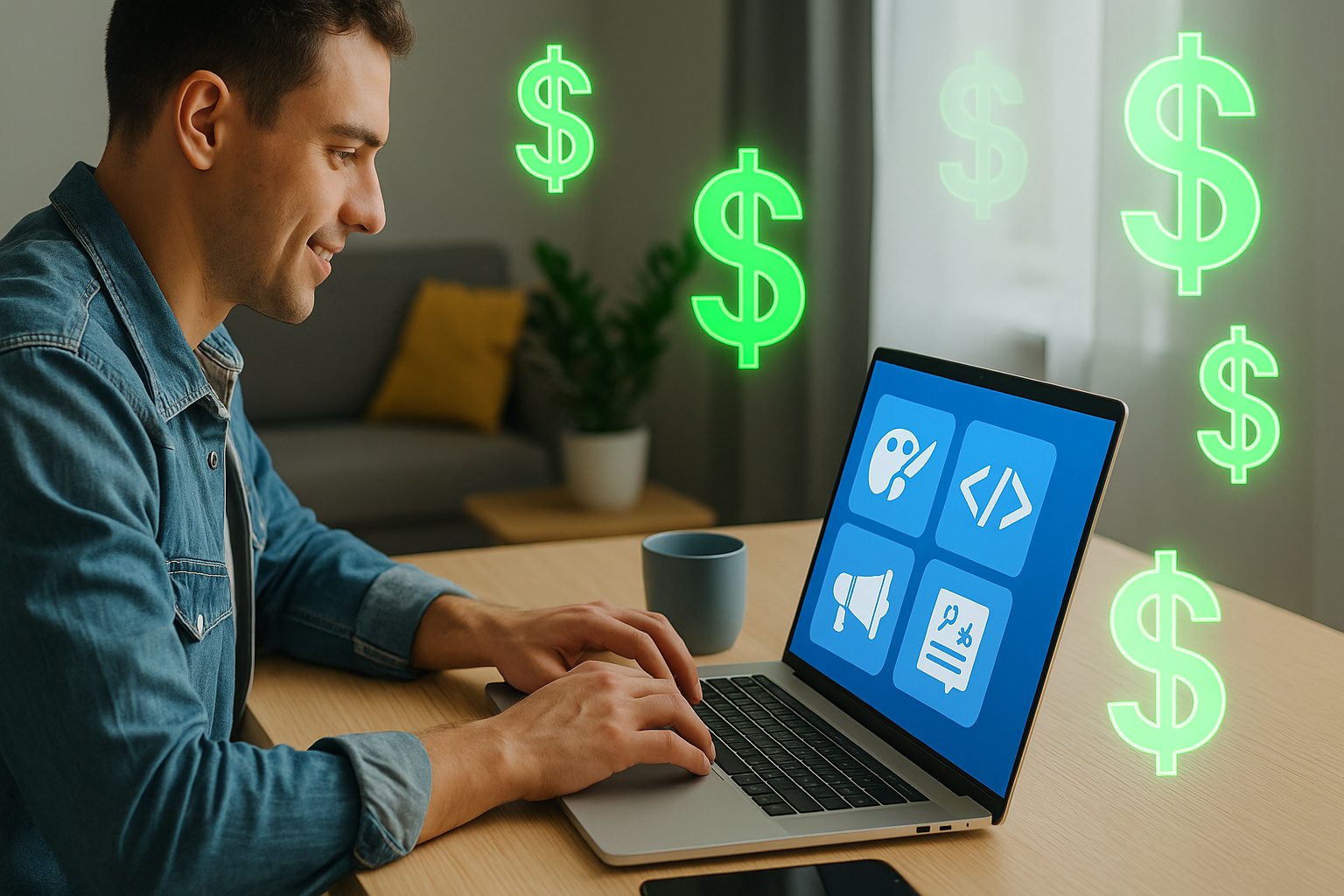 5 profissões online que brasileiros podem fazer de casa e receber em dólar — sem precisar de faculdade