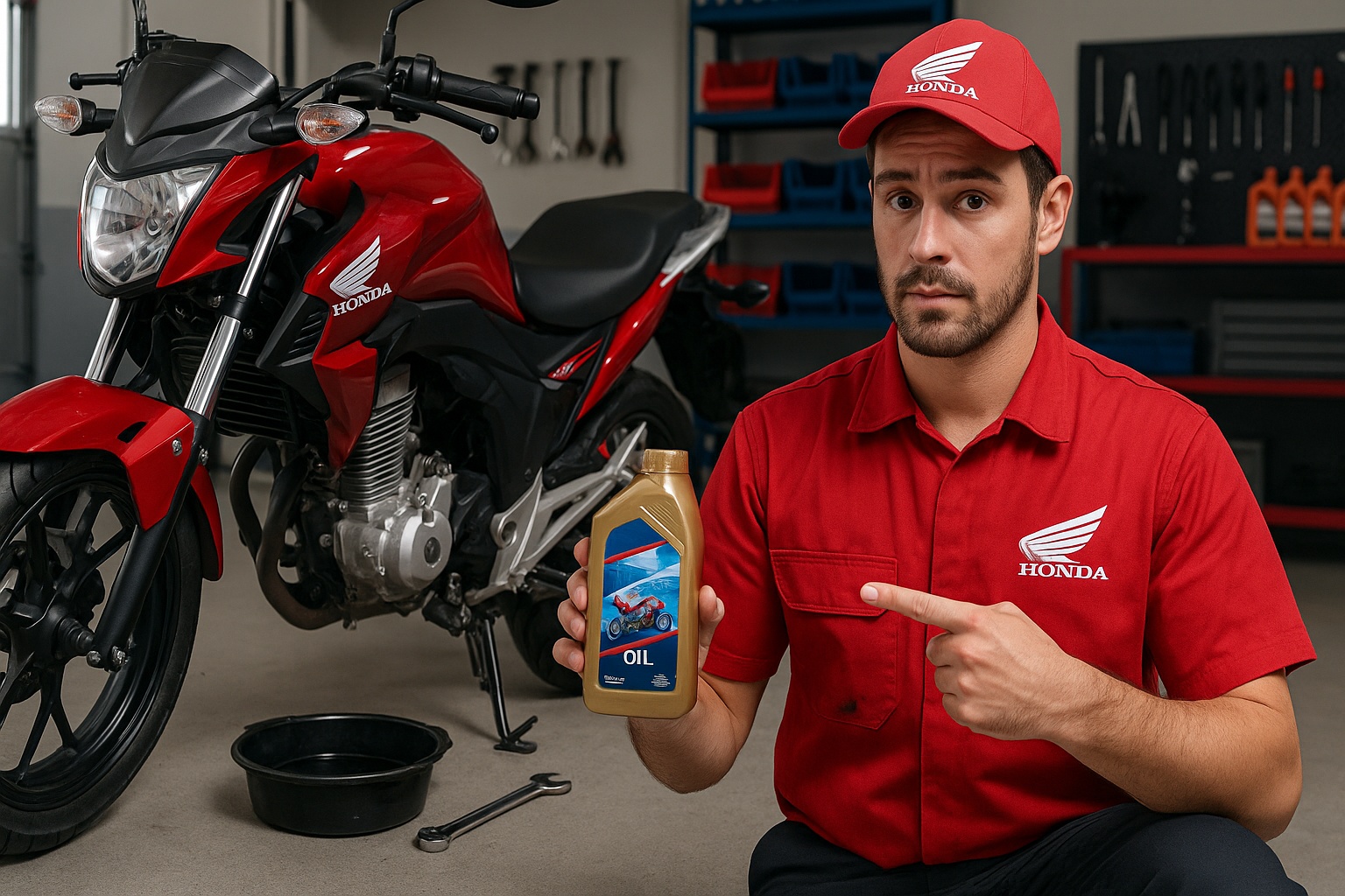 “Se você troca o óleo da moto com 1.000KM, você pode estar jogando dinheiro fora”, diz representante da Honda no Brasil
