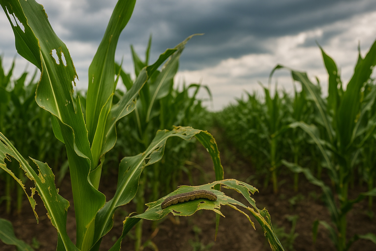 Lagarta-do-cartucho acende alerta no agronegócio: praga atinge 80% das lavouras de milho e pode gerar prejuízo histórico de até R$ 35 bilhões em 2026