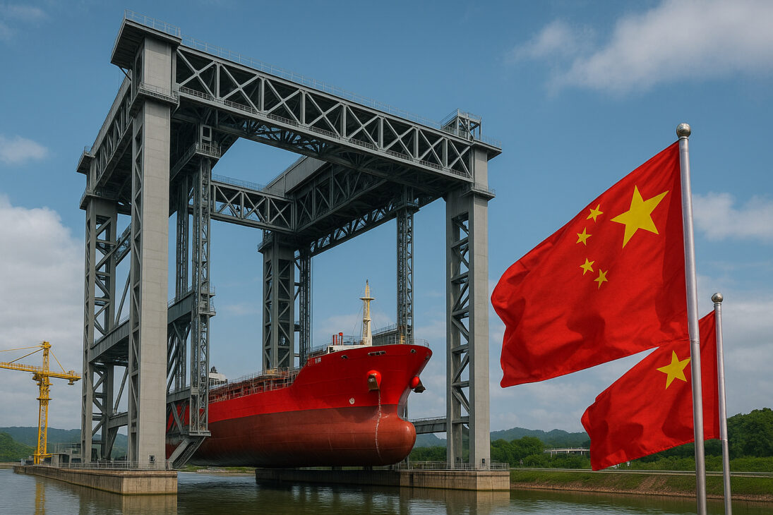 mayor elevador de navios do mundo