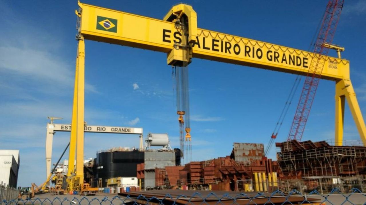 Petrobras acelera construção de navios da classe Handy no Estaleiro Rio Grande e recoloca Polo Naval no mapa.