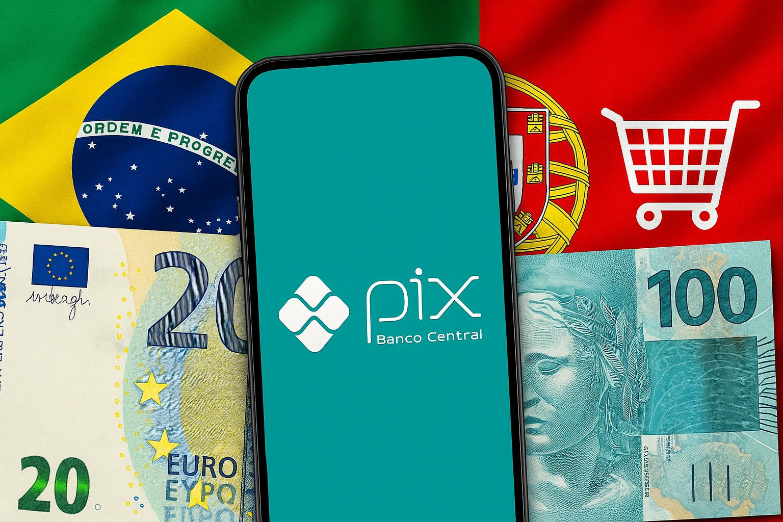 Pix brasileiro chega em Portugal, já é aceito em supermercados e avança como sistema de pagamentos global