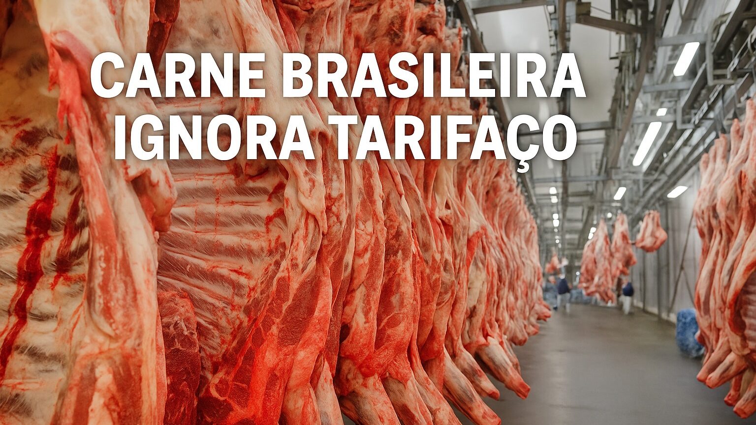 Carne bovina, Tarifaço, Exportações