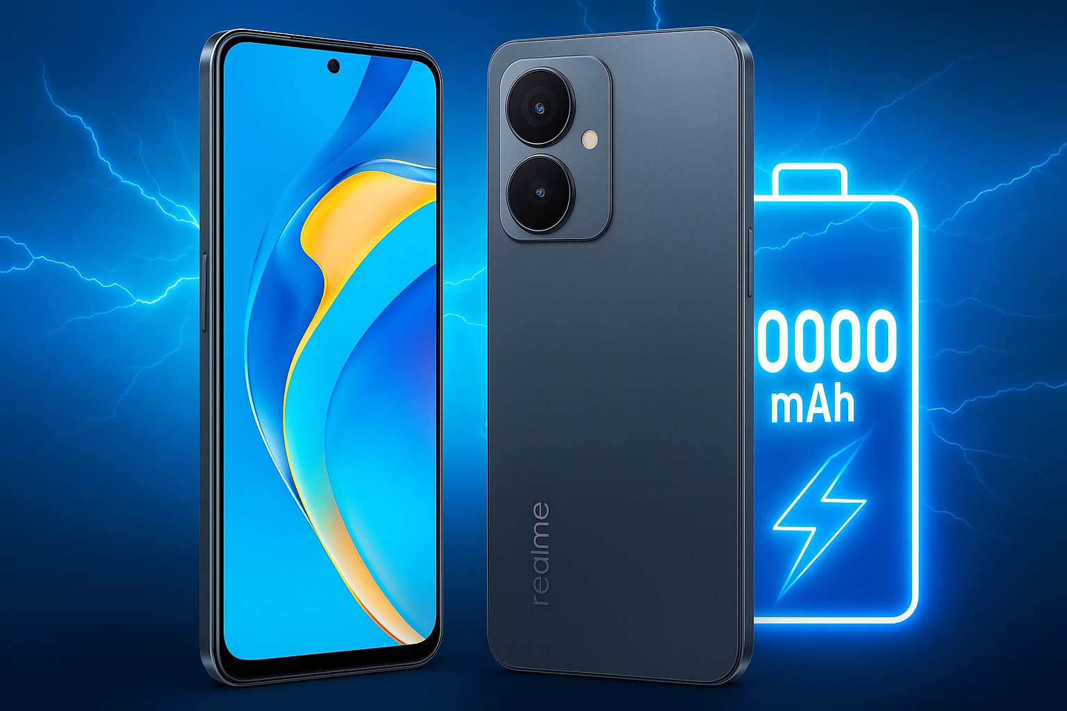Realme confirma smartphone com bateria insana de 10.000 mAh: modelo chega com câmeras duplas e visual inédito, mas detalhe pode frustrar fãs