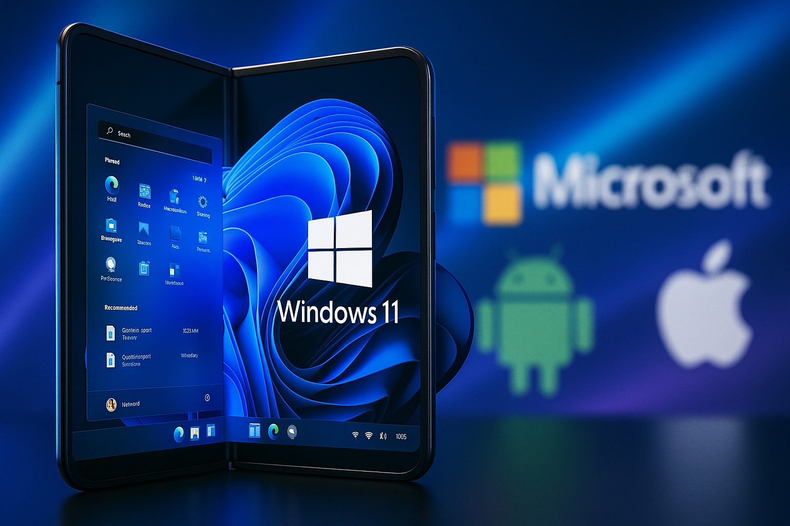 Windows 11 nos celulares? Patente de smartphone dobrável da Microsoft acende rumores de um rival para Android e iPhone