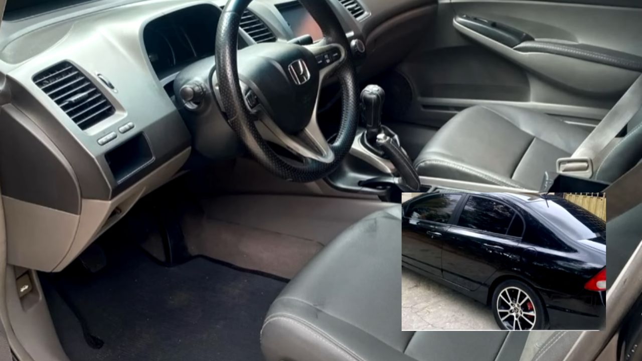 Honda Civic (2013): Un sedán mediano confiable y codiciado, representando una compra segura en la franja de los R$ 50 mil. Imagen: Canal Opinión Sincera