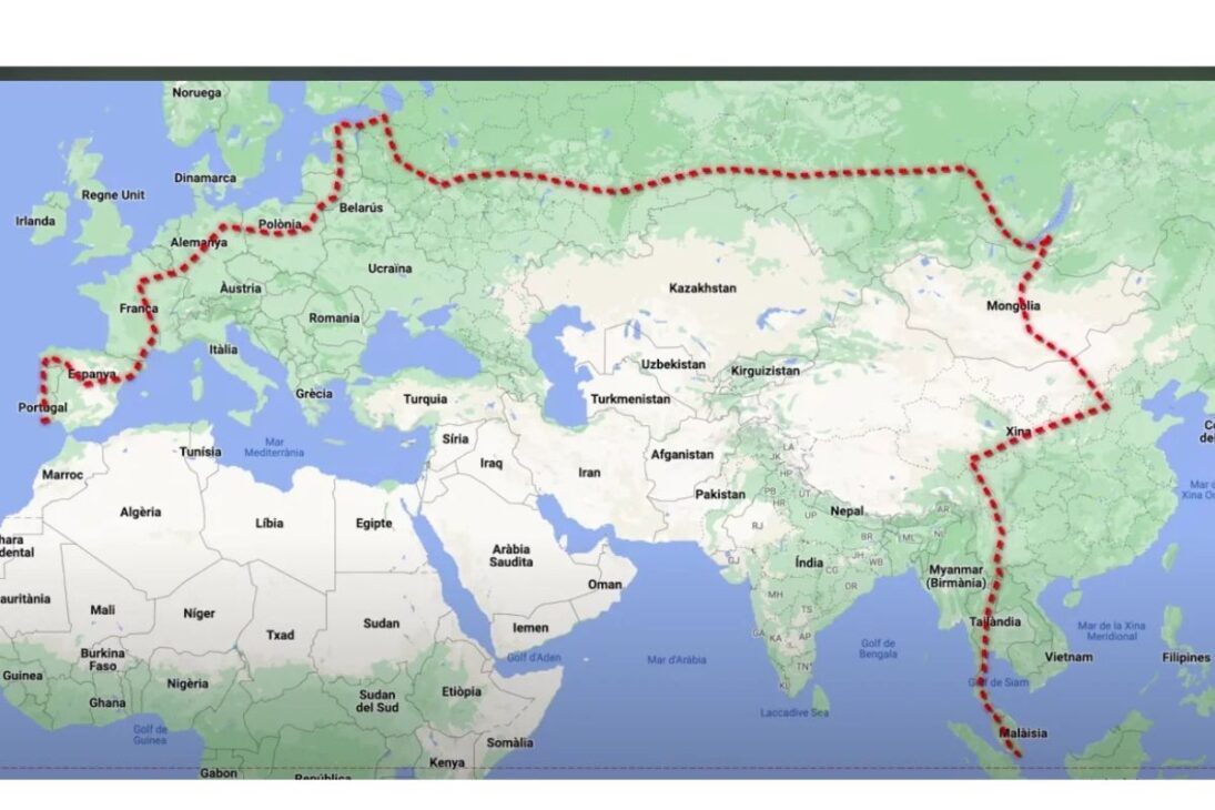 El mayor viaje en tren del planeta dura 21 días, atraviesa 13 países y conecta Portugal a Singapur en 18.755 km épicos