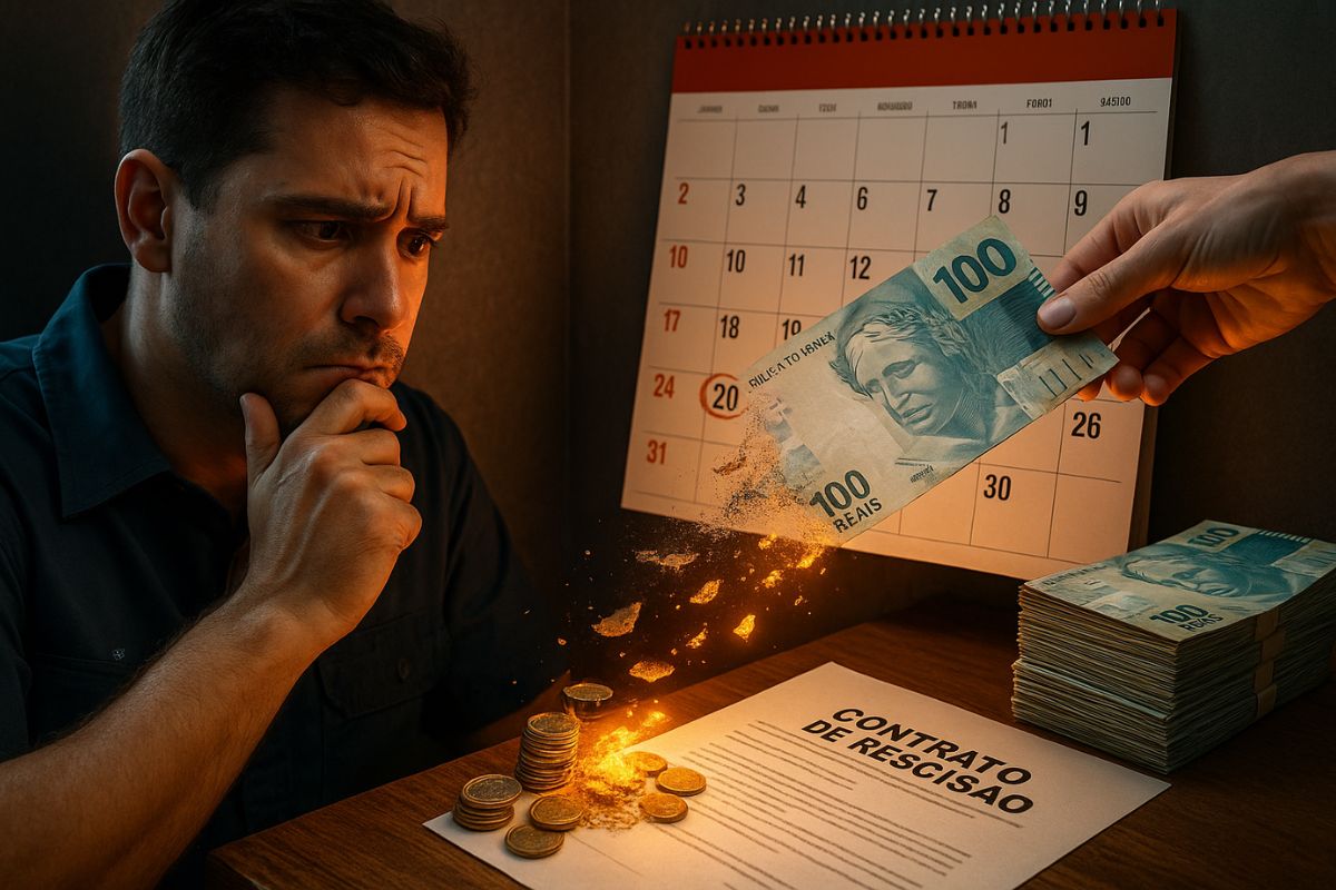 Especialista explica como a escolha do dia e o cumprimento do aviso prévio influenciam diretamente no valor final da rescisão trabalhista