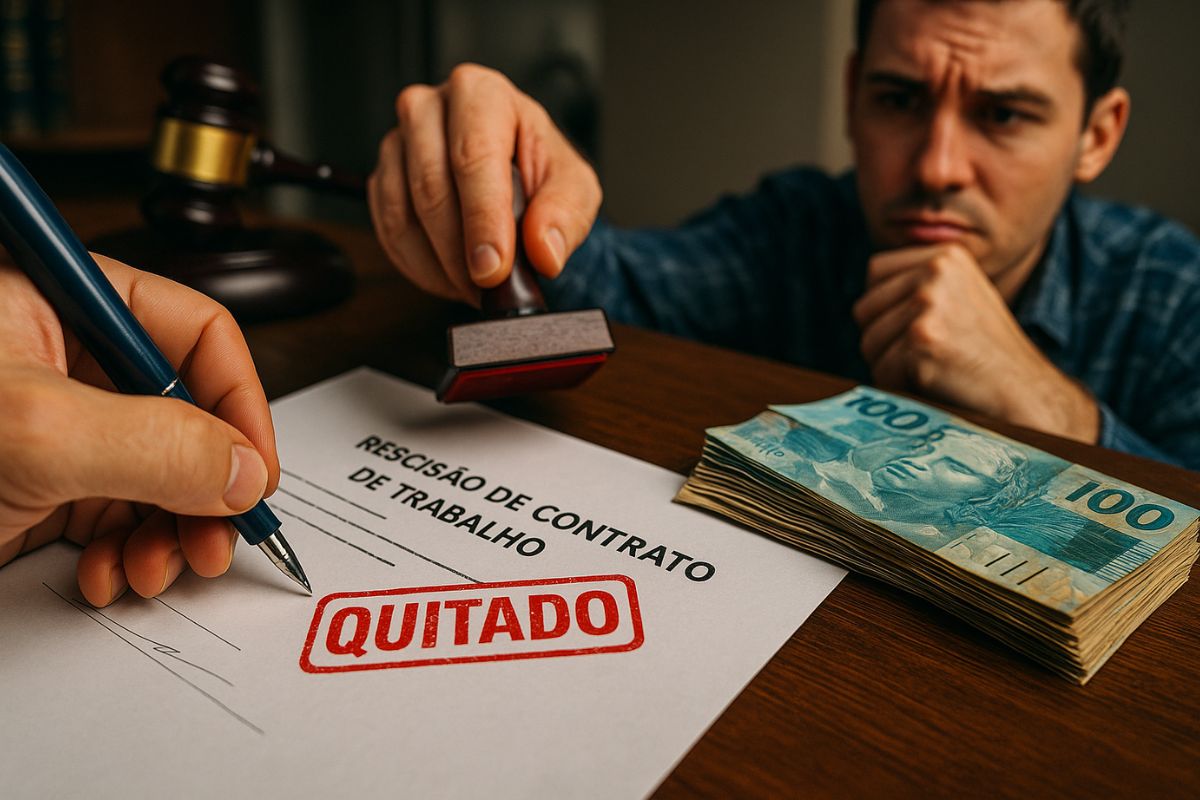 Assinar rescisão sem receber pode anular direitos e impedir cobrança posterior